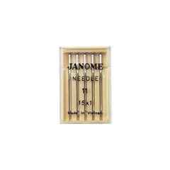 JANOME - Set de 10 cajas de agujas normal N°11 para máquinas de coser