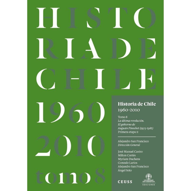 CEUSS - Libro HISTORIA DE CHILE 1960-2010 tomo 8