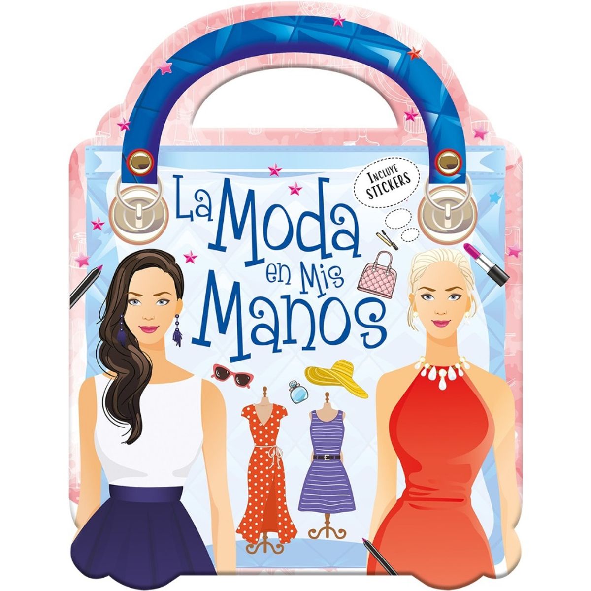LATINBOOKS - Libro FASHION STARS - LA MODA EN MIS MANOS AZUL