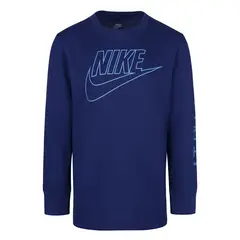 NIKE - Polera Manga Larga Kids Amplified