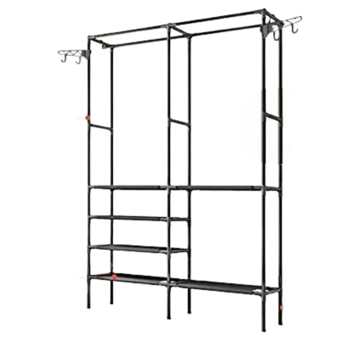 GENERICO - Perchero De Piso Para Organizador Ropa Rack Colgador Closet