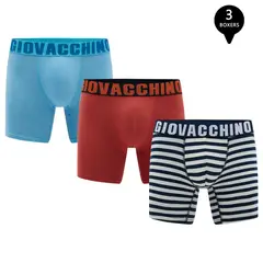 GIOVACCHINO - Pack de 3 Boxer Medio Algodon Hombre.