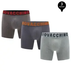 GIOVACCHINO - Pack de 3 Boxer Medio Algodon Hombre.
