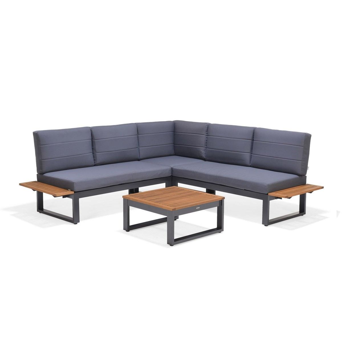 MIDTOWN - Juego De Jardín Terraza Living 5 Tagula Midtown - Gris oscuro