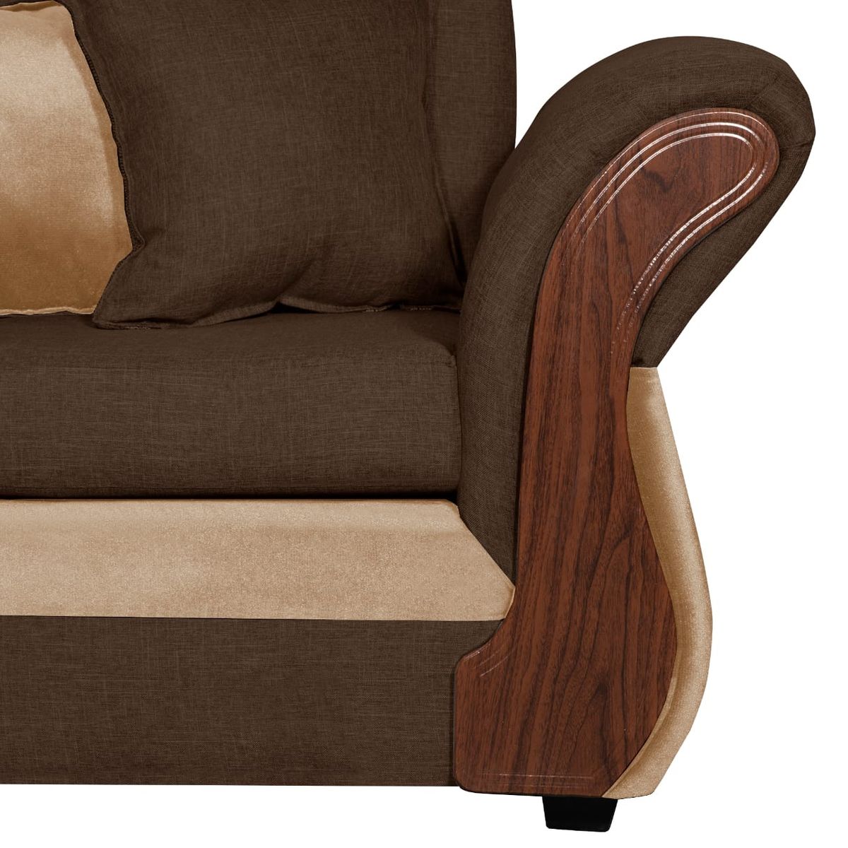 GENERICO - SOFA SECCIONAL 3-2 LUCIA CHOCLATE