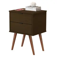 BE DESIGN - VELADOR LUXOR 2 CAJONES CANELA - - JB1818-CN