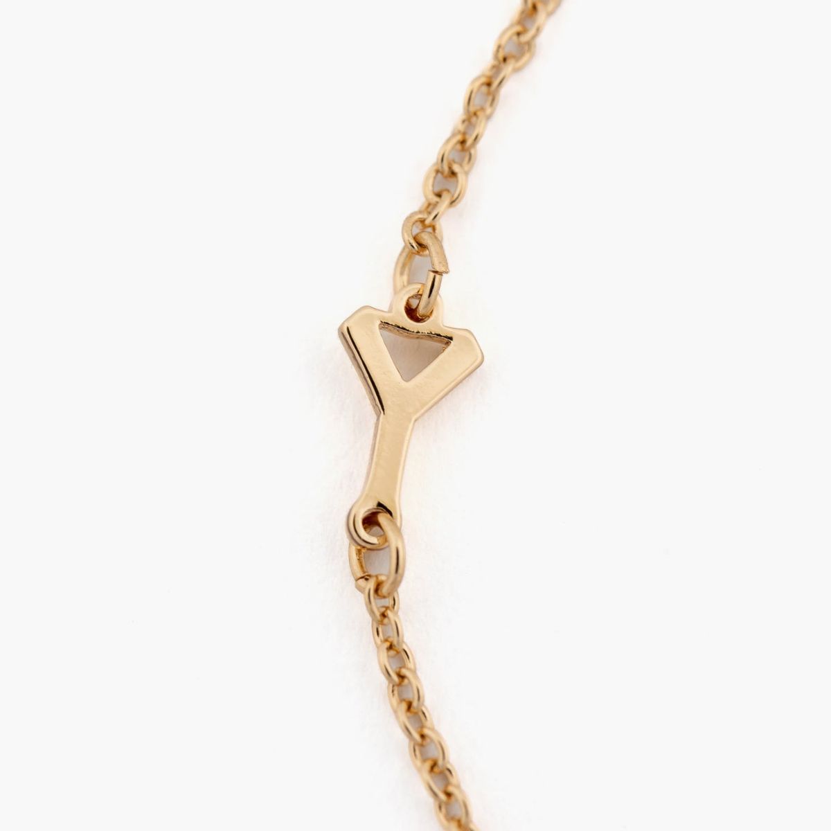 LOUNGE - Collar Mujer Letra Y Y Dorado