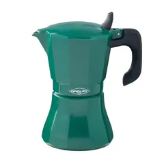 OROLEY - Cafetera Italiana Petra Verde 9 Tazas