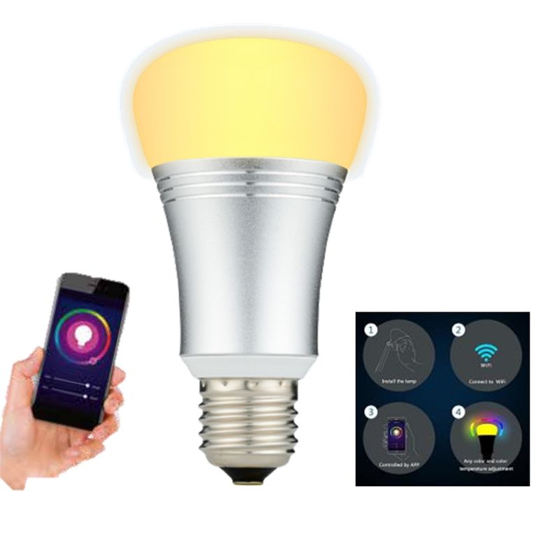 IRT - AMPOLLETA INTELIGENTE LUZ CALIDA IRT  Wi-FI  E27 S005E27WIFI