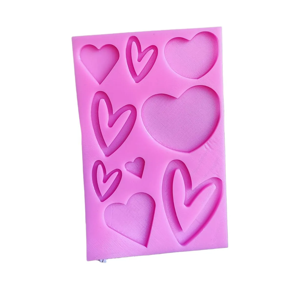 GENERICO - MOLDE DE SILICONA CORAZONES