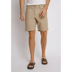 TRIAL - Shorts hombre Casual Slim Fit Venus Algodón Café claro