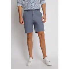 TRIAL - Shorts hombre Casual Slim Fit Valerio Algodón Petróleo