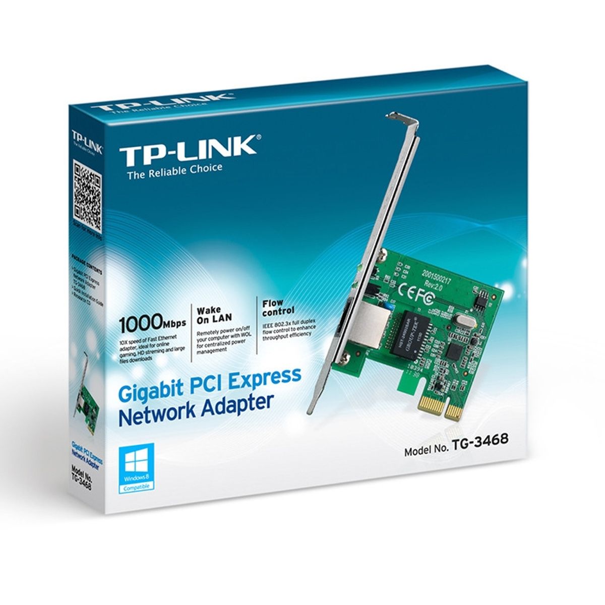 TP LINK - Tarjeta de Red Tp-Link TG-3468 10/100/1000 PCI Express TP LINK