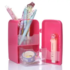 GENERICO - Set Kutekawaii portalápices de refrigerador fucsia