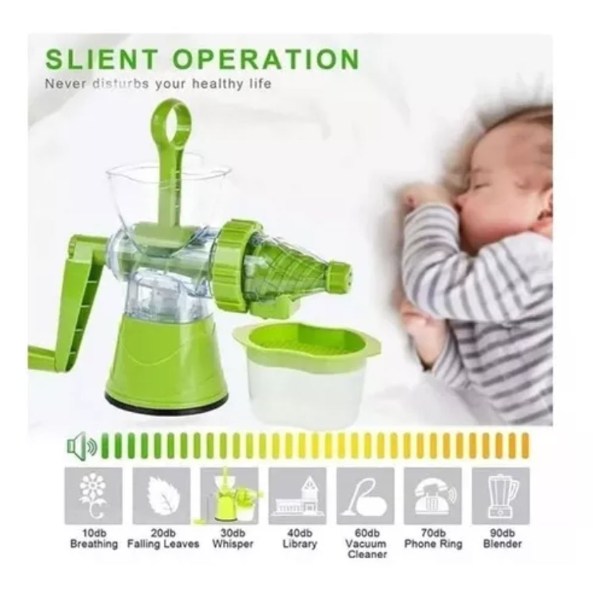 GENERICO - Exprimidor Extractor De Jugos Multifuncional Manual Premium