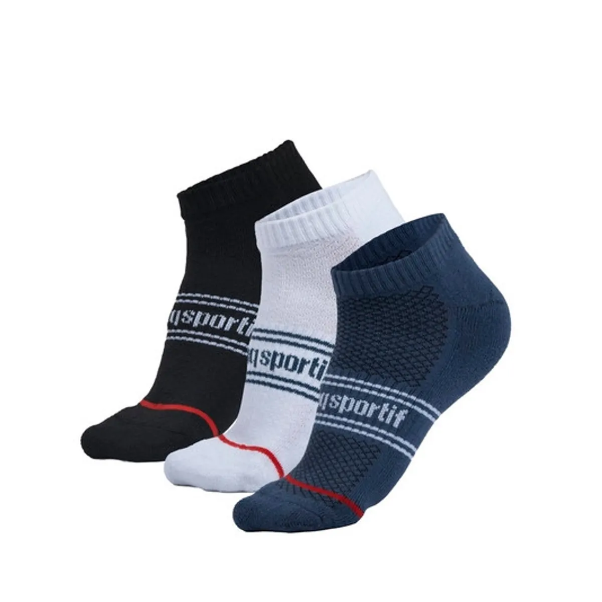 LE COQ SPORTIF - Pack 3 Calcetines Cortos - Le Coq Sportif