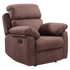 IDETEX - Berger PARIS Reclinable Con Masajeador Marca TELA CHOCOLATE