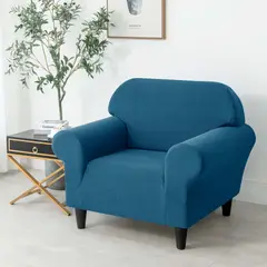 PALERMO - Funda protectora sofa 1 cuerpo azul