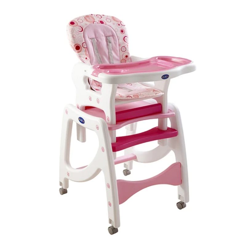 KIDSCOOL - SILLA DE COMER 3 EN 1 ROSADA - KIDSCOOL - 8602RS