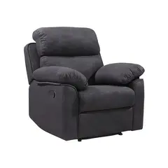 IDETEX - Berger PARIS Reclinable Con Masajeador Marca TELA NEGRO