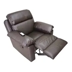 IDETEX - Berger PARIS Reclinable Con Masajeador Marca PU chocolate