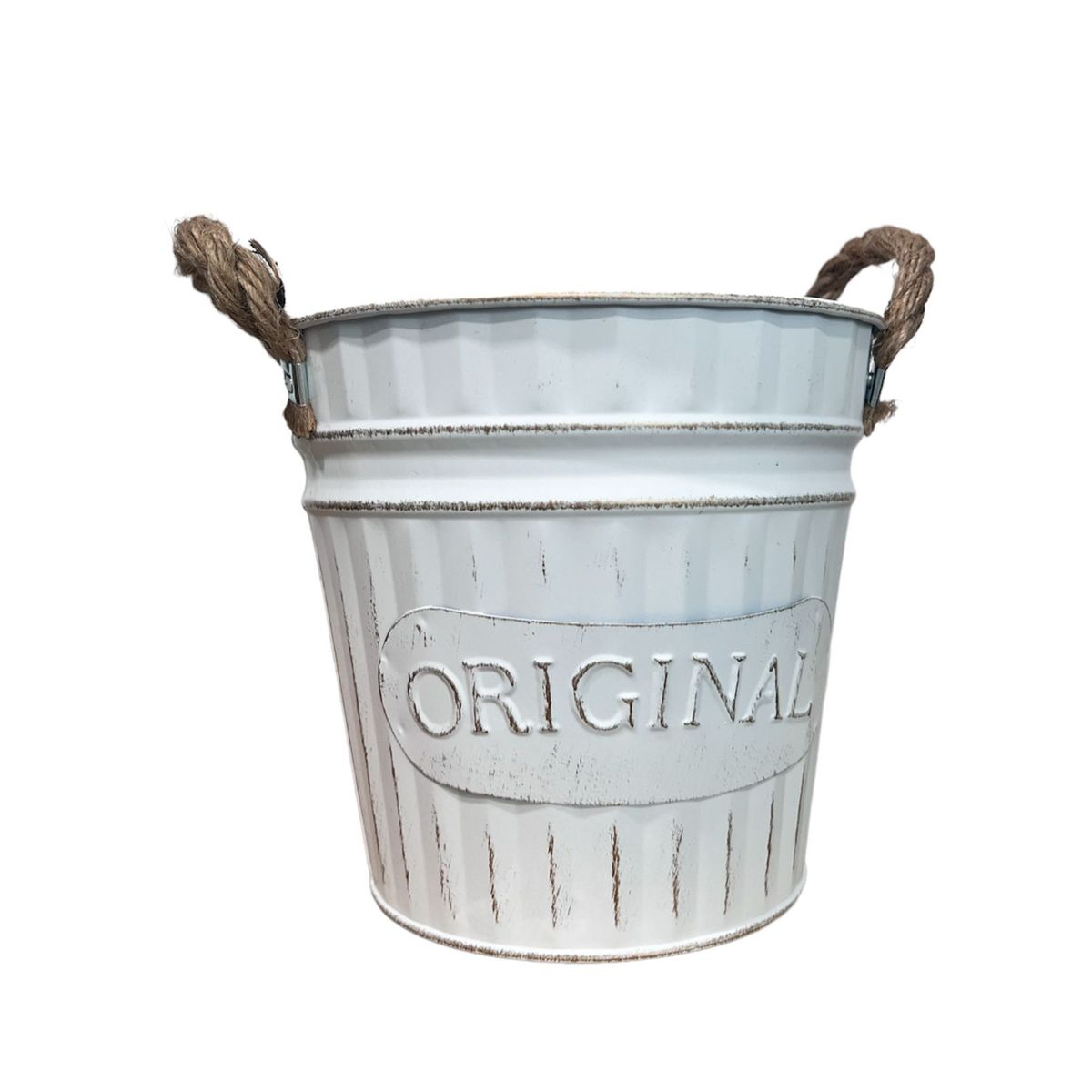 OEM - Macetero De Metal Canasto Con Diseños Maceta Balde  B