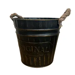 OEM - Macetero De Metal Canasto Con Diseños Maceta Balde N