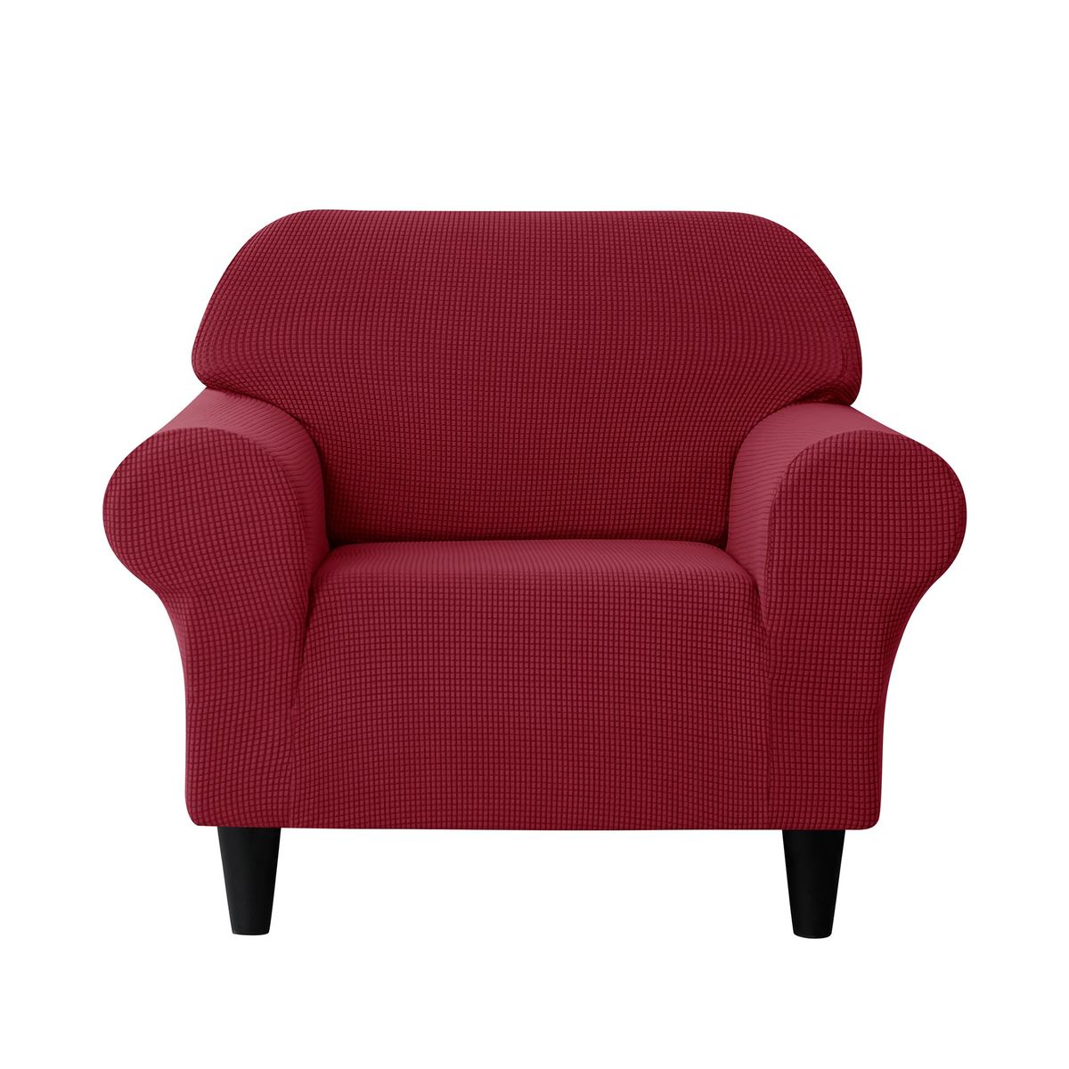 PALERMO - Funda protectora sofa 1 cuerpo burdeo