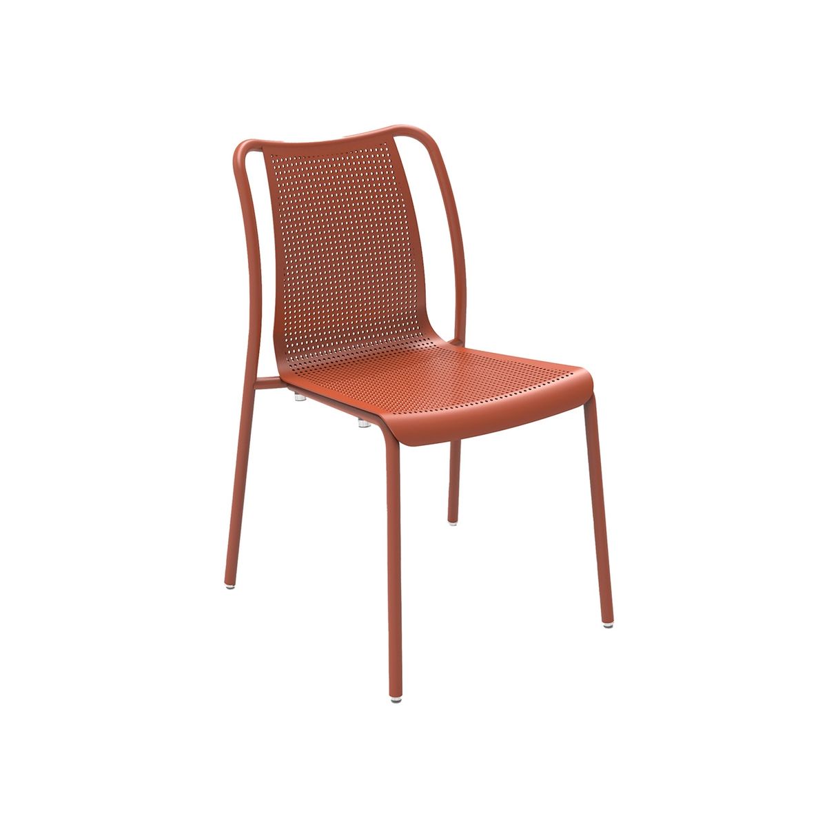 SUR DISEÑO - Silla Exterior Summer Perf Naranjo Tanger