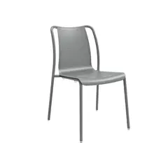 SUR DISEÑO - Silla Exterior Summer Perf Gris Medio