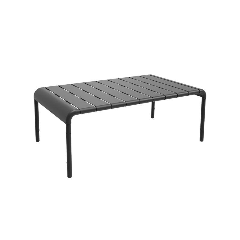 SUR DISEÑO - Mesa Exterior de Centro Ginebra Gris Carbón