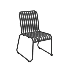 SUR DISEÑO - Silla Exterior Casablanca Gris Carbón
