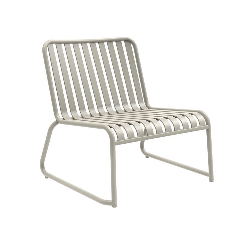 SUR DISEÑO - Sillón Exterior Praga Gris Claro