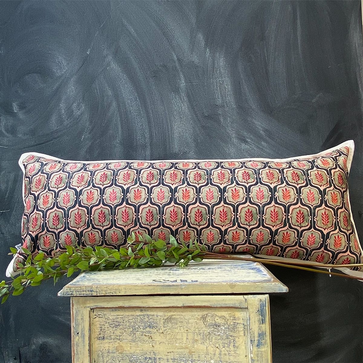 TUYO PRINT - Cojín Block Print - 100x40 - Tuyo Print