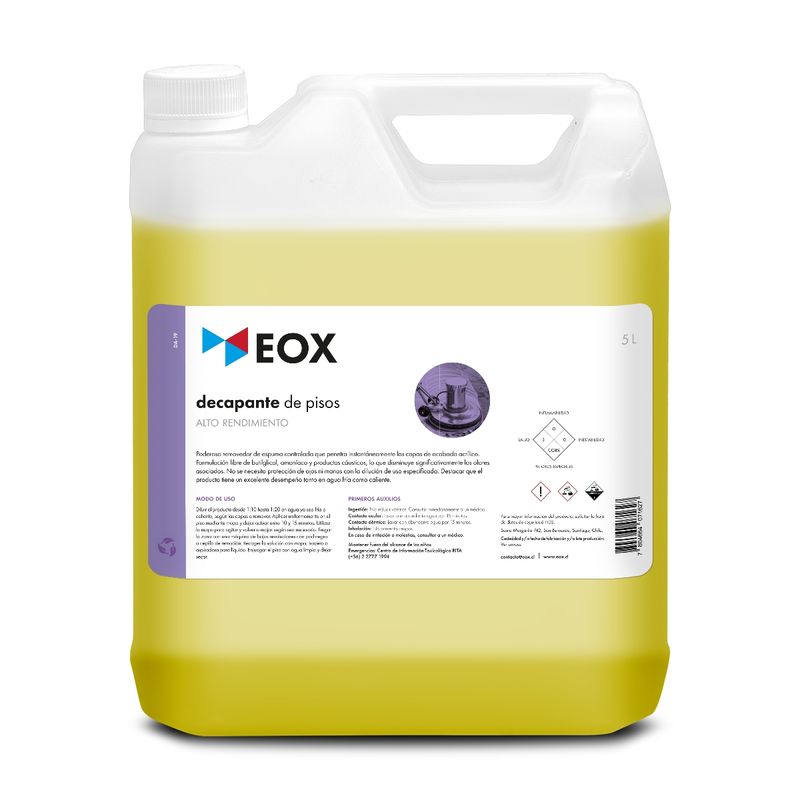 GENERICO - Decapante Para Pisos Eox 5 Litros
