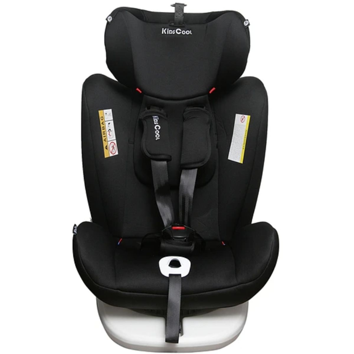 KIDSCOOL - Silla De Auto Giro 360° Negro 4 Etapas