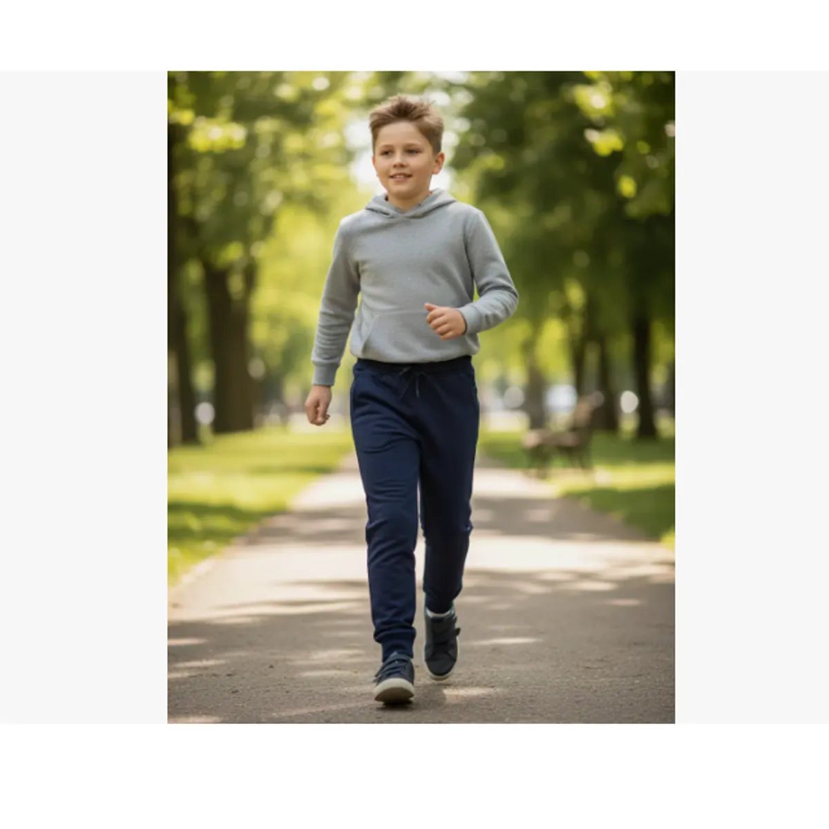 AGW - Pack 3 Pantalones Buzo Niño Azul Marino