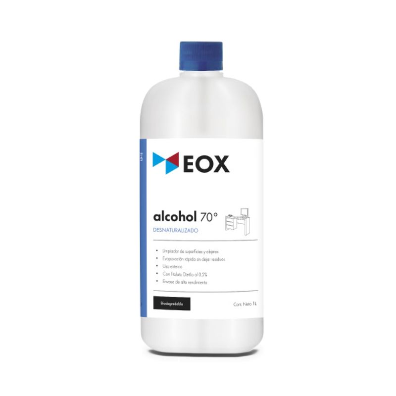 GENERICO - Alcohol 70º Desnaturalizado Eox 1 Litro