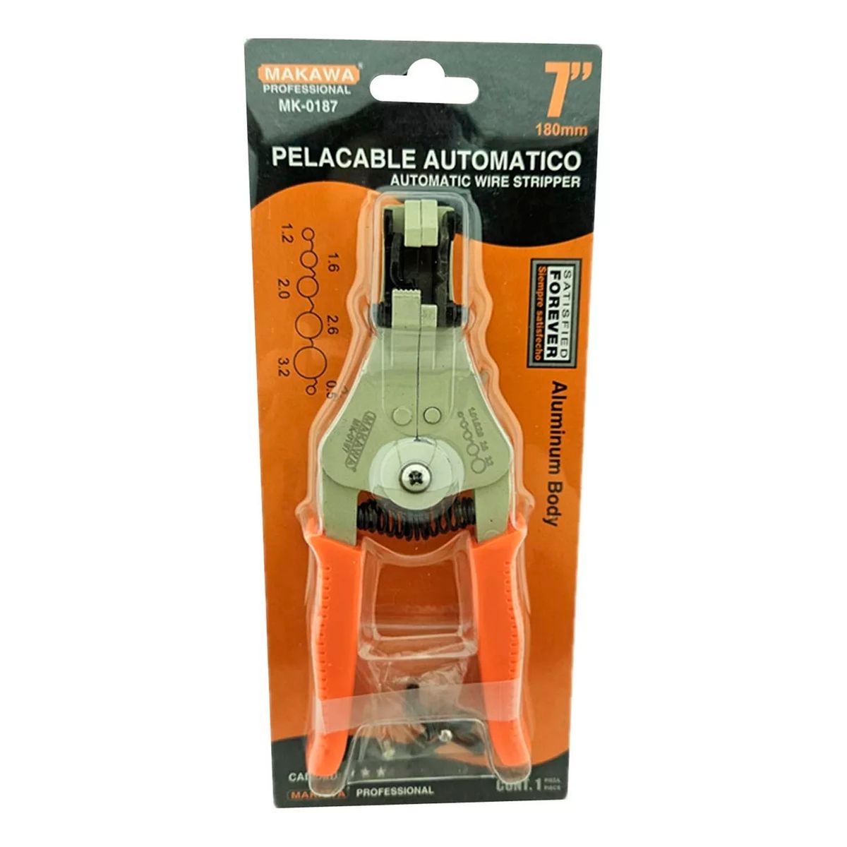 MAKAWA - Alicate Pelacable Automatico 7 Pulgadas Makawa