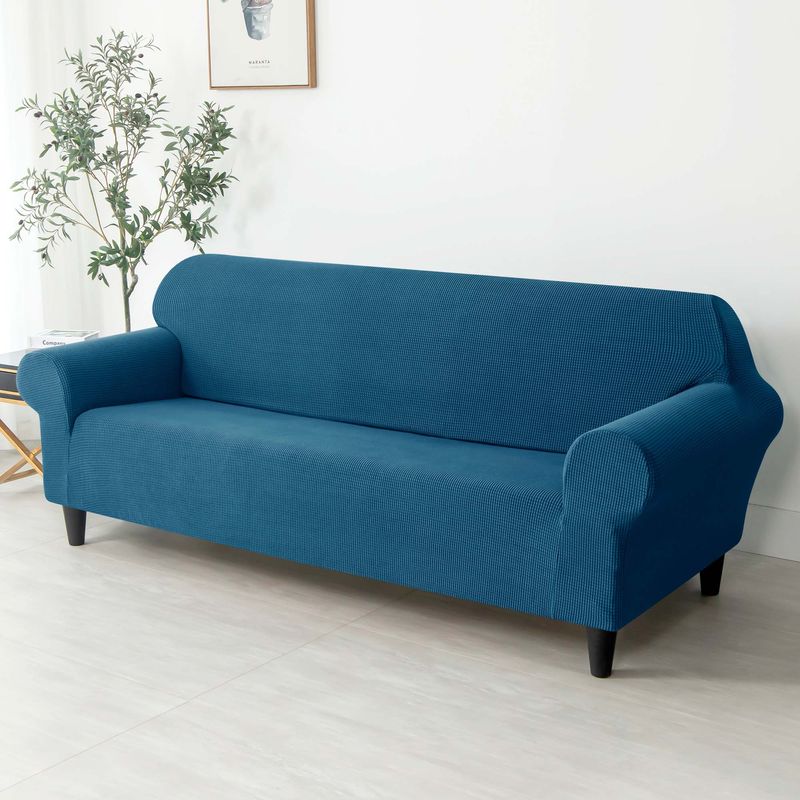 PALERMO - Funda protectora sofa 3 cuerpos azul