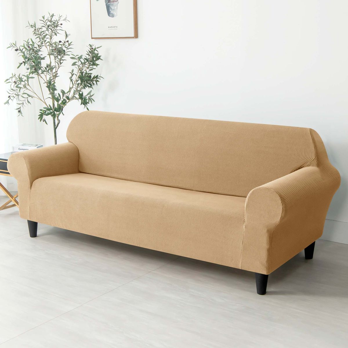PALERMO - Funda protectora sofa 3 cuerpos beige