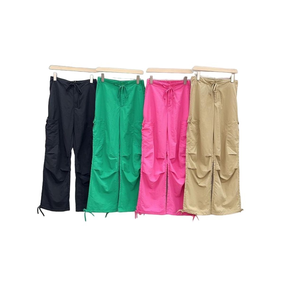 GARSIL - Pantalon Tipo Cargo De Tela Para Mujer Con Ajuste En Tobillos