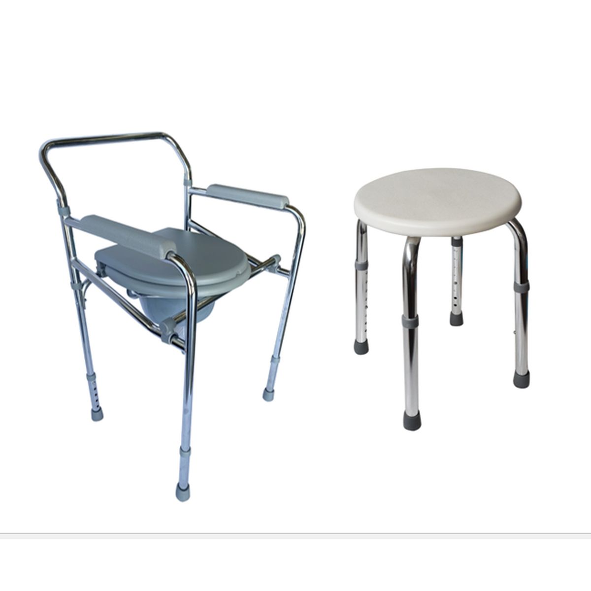 GLOMED - Pack Baño Portátil + Silla de Ducha MAXCARE