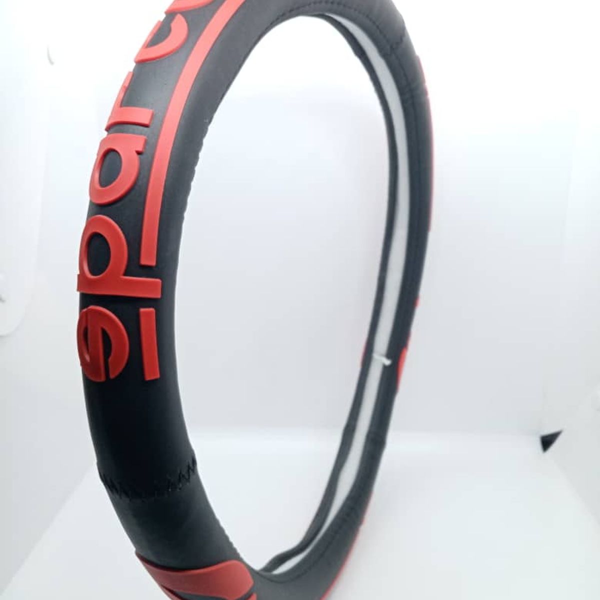 GENERICO - Forro cubre volantes de autos de goma letra sparco grande