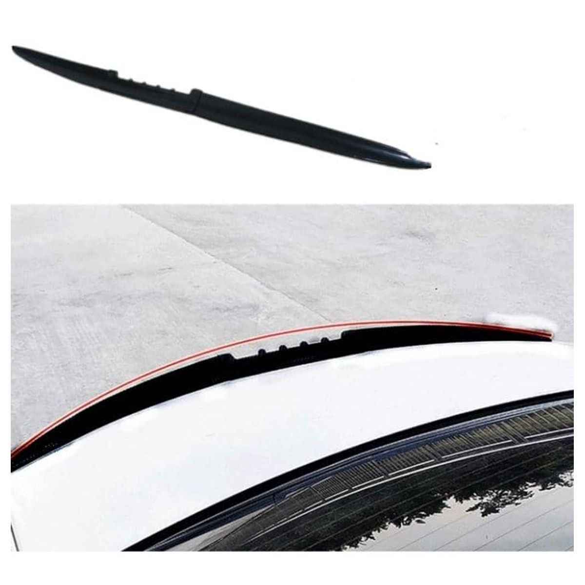 GENERICO - Alerón airfoil 2023 accesorios de autos universal de goma