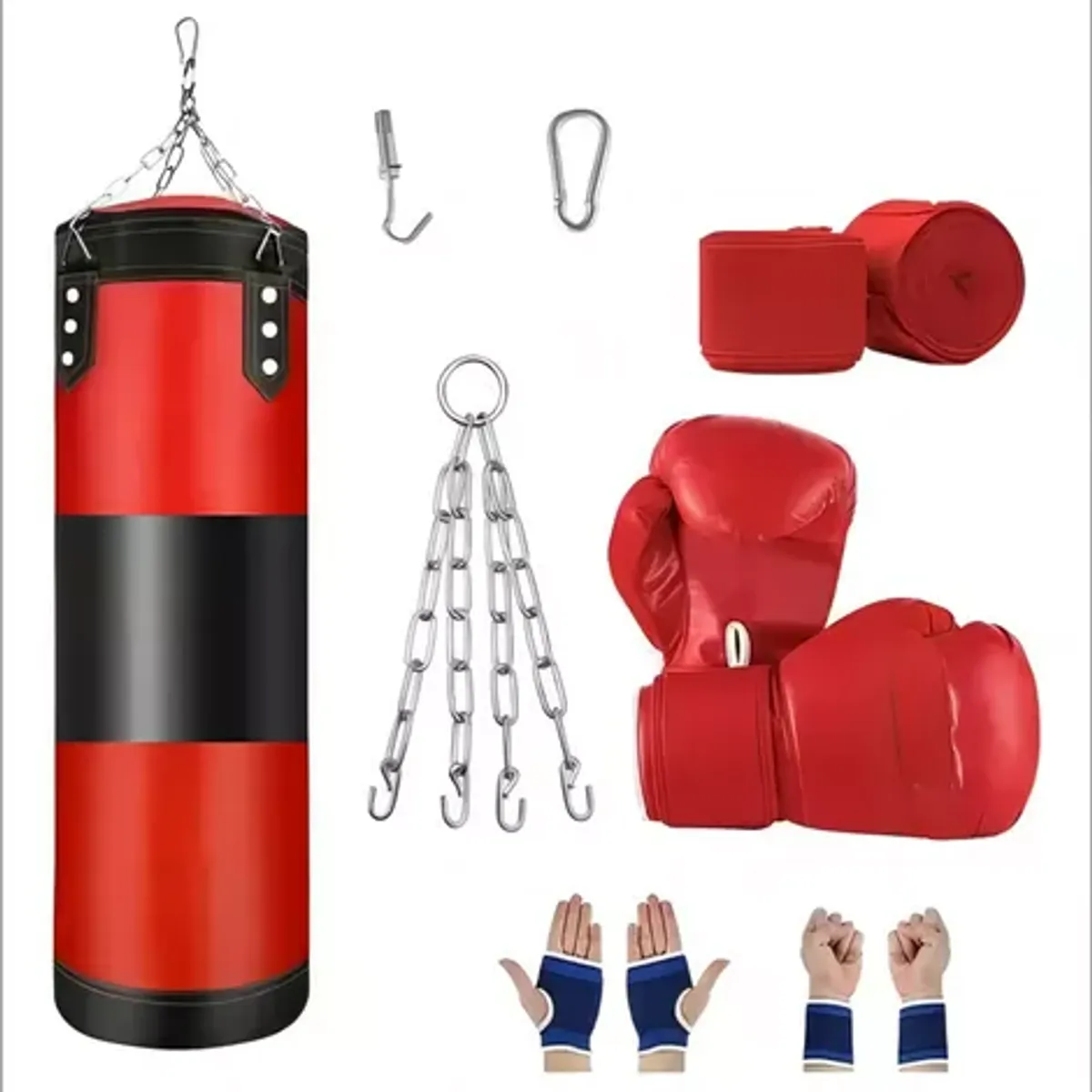 KOKILA - Guantes De Boxeo + Juego De Ejercicios Con Sacos De Arena
