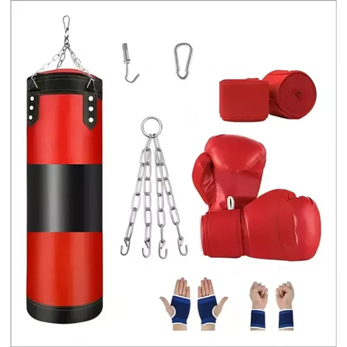 KOKILA - Guantes De Boxeo + Juego De Ejercicios Con Sacos De Arena