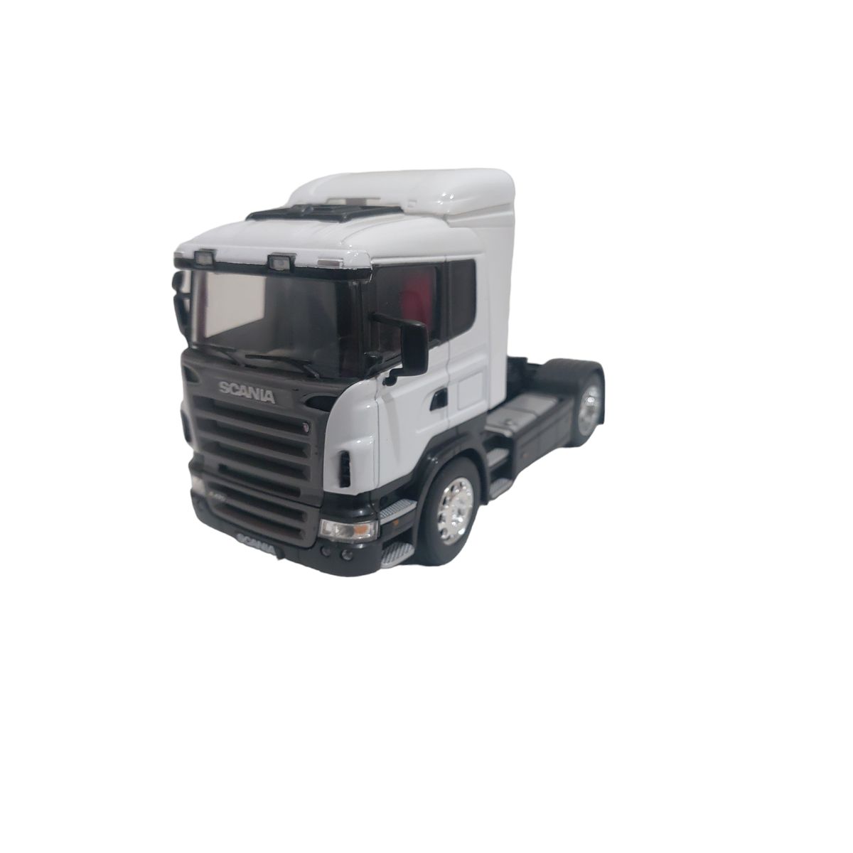 WELLY DIE CASTING FACTORY LIMITED - Camion Scania R470 Escala 132 Welly Blanco - Juguete 18cm
