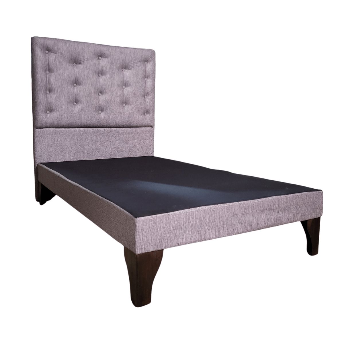 GENERICO - Base Europea 1P Respaldo Gris Jaspiado a Piso Botone