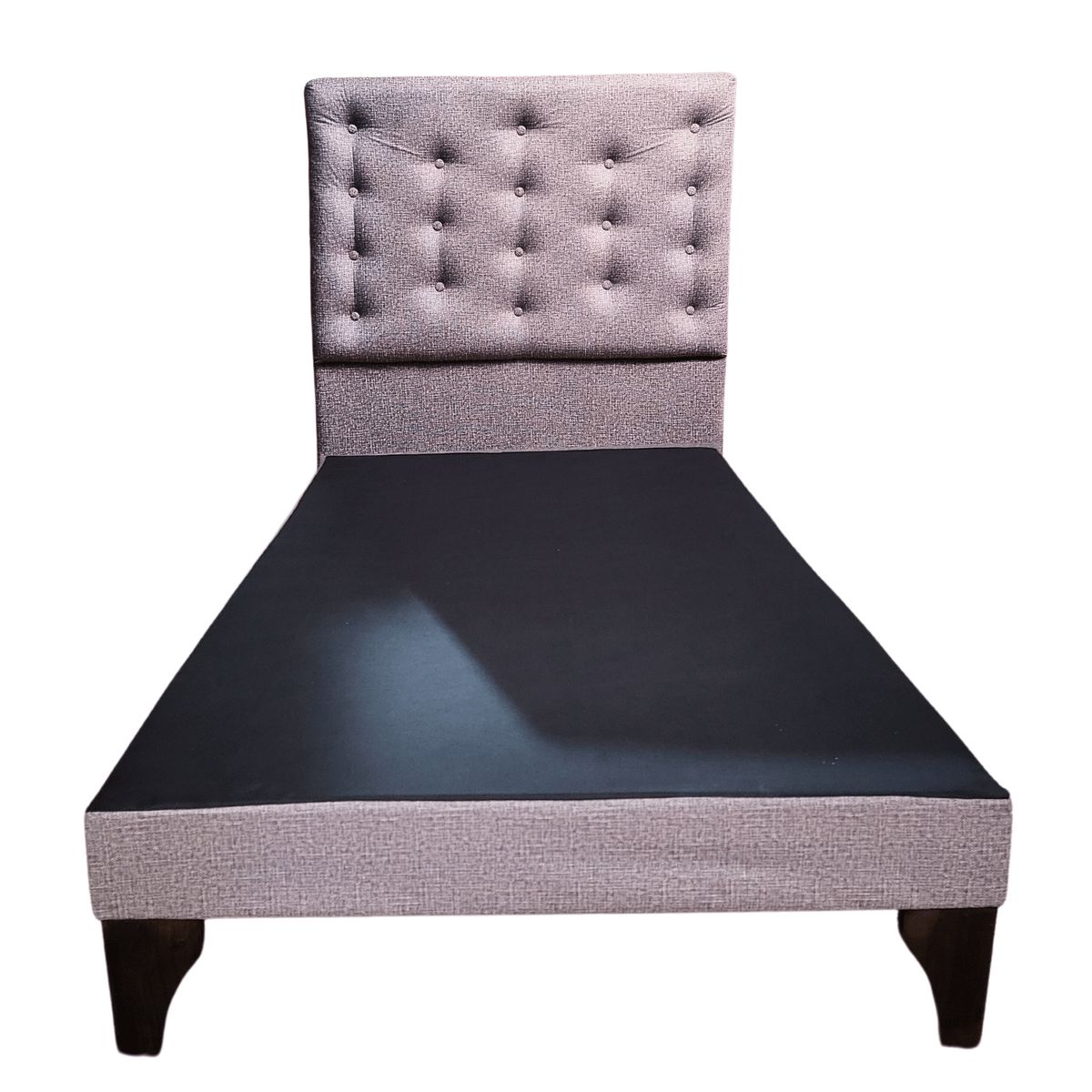 GENERICO - Base Europea 1P Respaldo Gris Jaspiado a Piso Botone